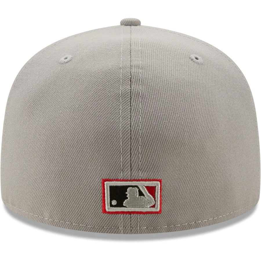 New Era Gray/Black Detroit Tigers Comerica Park Inaugural Season Red Undervisor 59FIFTY Fitted Hat