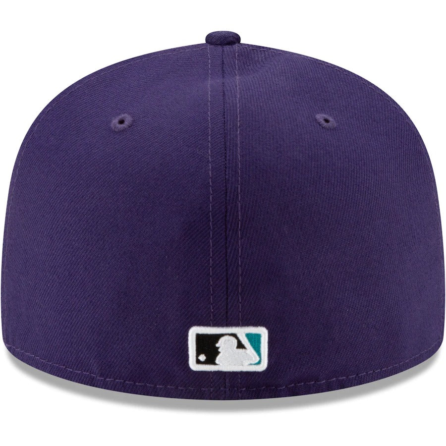 New Era Arizona Diamondbacks Purple Cooperstown Collection Turn Back The Clock 20th Anniversary 59FIFTY Fitted Hat
