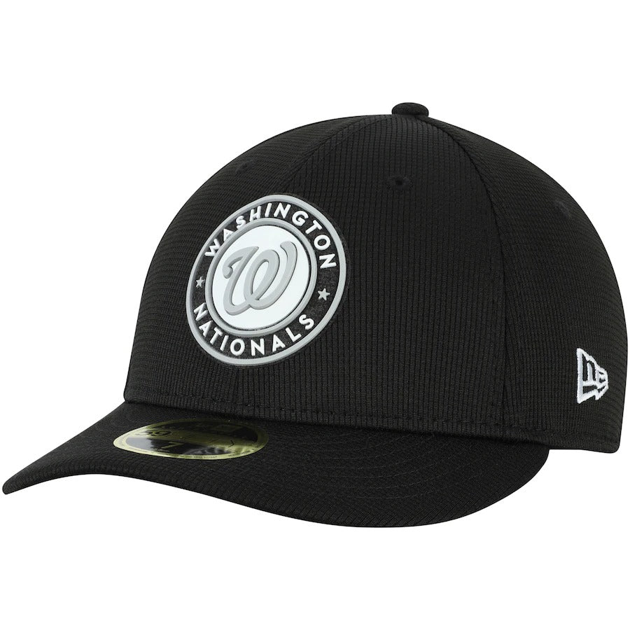 New Era Black Washington Nationals Team Clubhouse Low Profile 59FIFTY Fitted Hat
