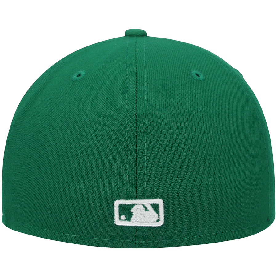 New Era Miami Marlins Kelly Green Logo White 59FIFTY Fitted Hat