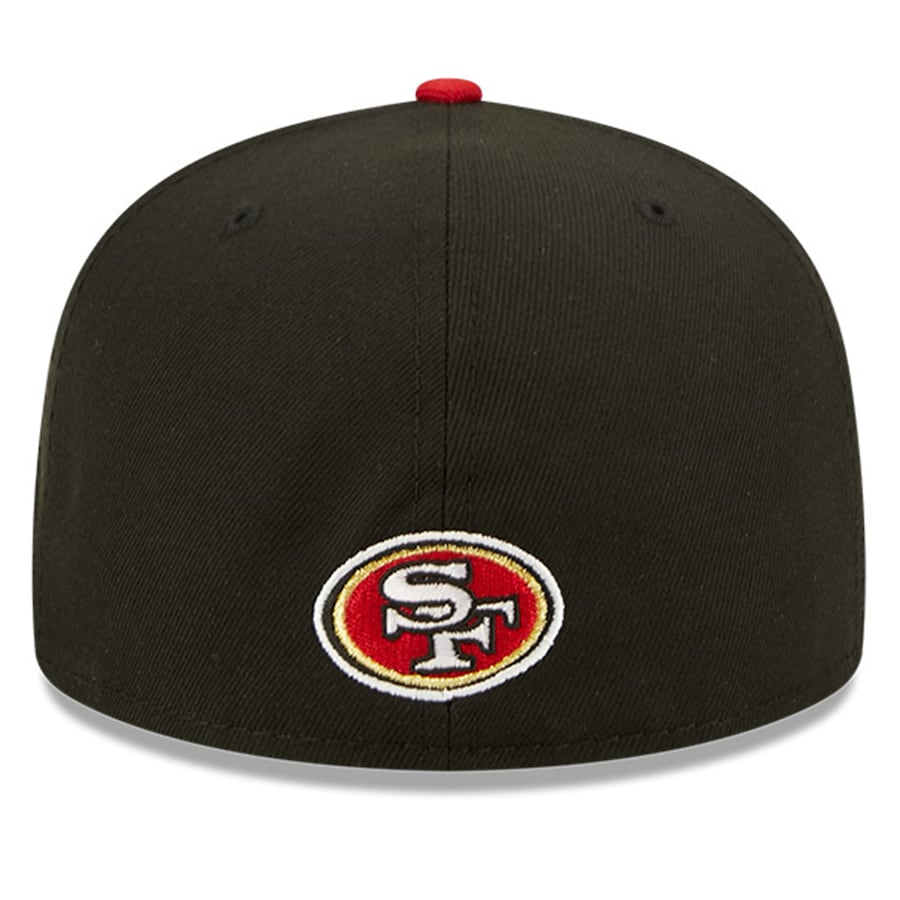 New Era San Francisco 49ers  Black/Scarlet 2022 NFL Draft On Stage 59FIFTY Fitted Hat