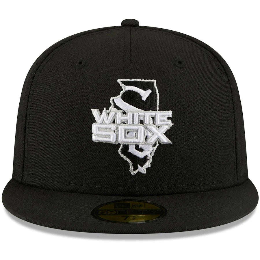 New Era Chicago White Sox Black Local II 59FIFTY Fitted Hat