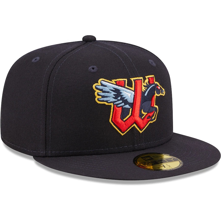 New Era Wichita Wind Surge Navy Authentic Collection 59FIFTY Fitted Hat