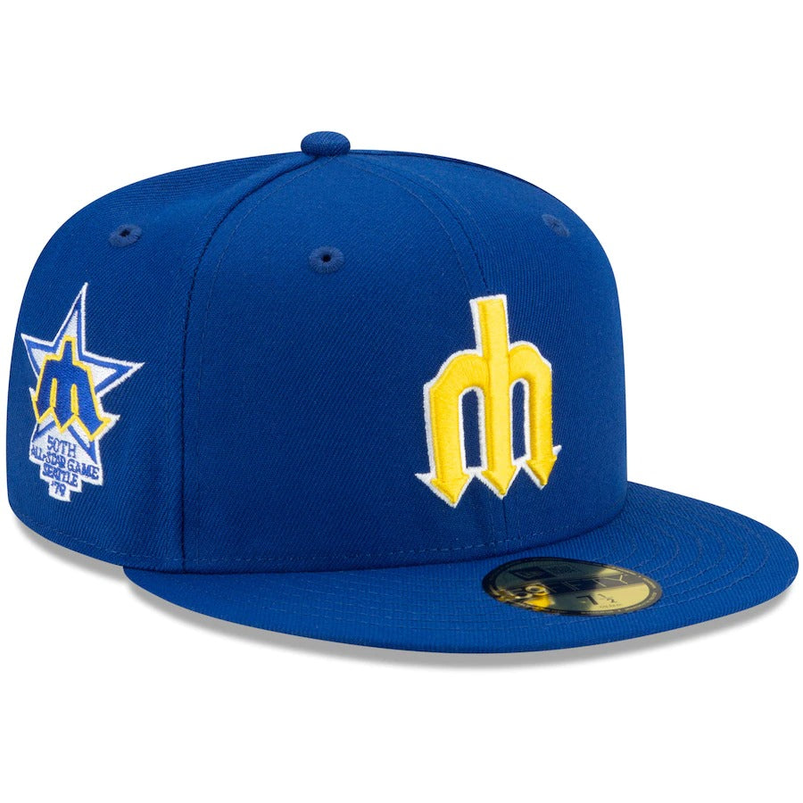 New Era Royal Seattle Mariners Authentic Collection 1979 MLB All-Star Game Replica Floral Undervisor 59FIFTY Fitted Hat