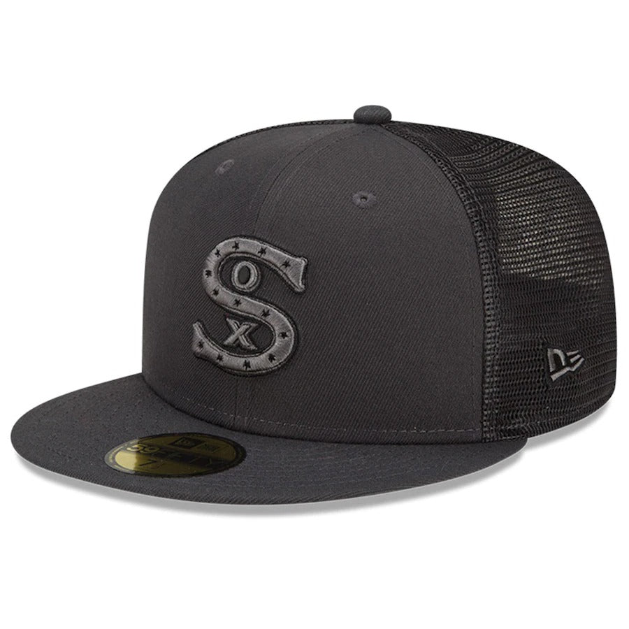 New Era Chicago White Sox Graphite 2022 Batting Practice 59FIFTY Fitted Hat