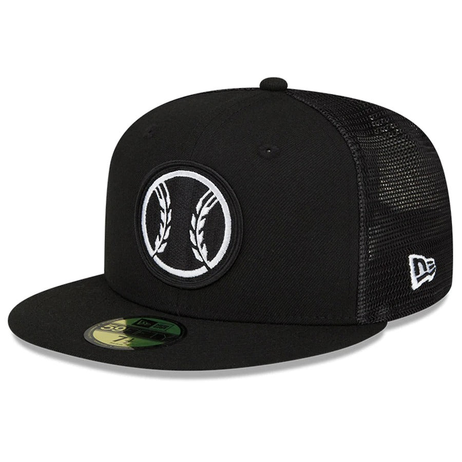 New Era Milwaukee Brewers Black 2022 Batting Practice 59FIFTY Fitted Hat