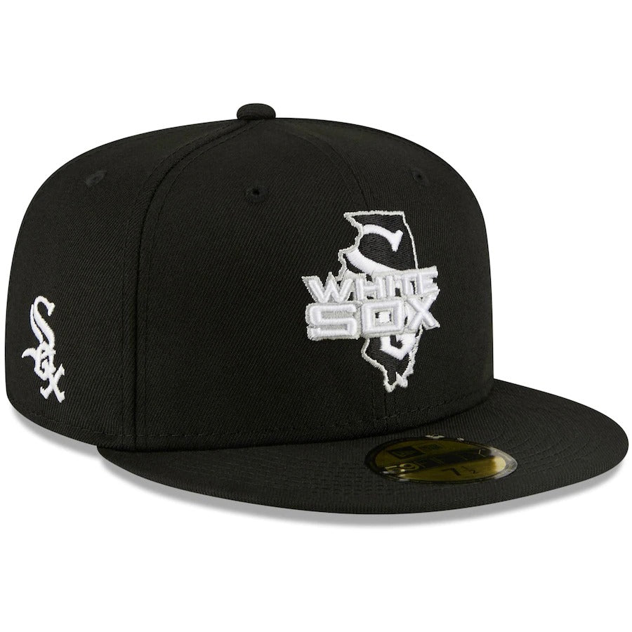 New Era Chicago White Sox Black Local II 59FIFTY Fitted Hat