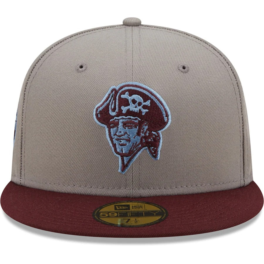 New Era Pittsburgh Pirates Misty Maroon 1974 All-Star Game Blue Undervisor 59FIFTY Fitted Hat