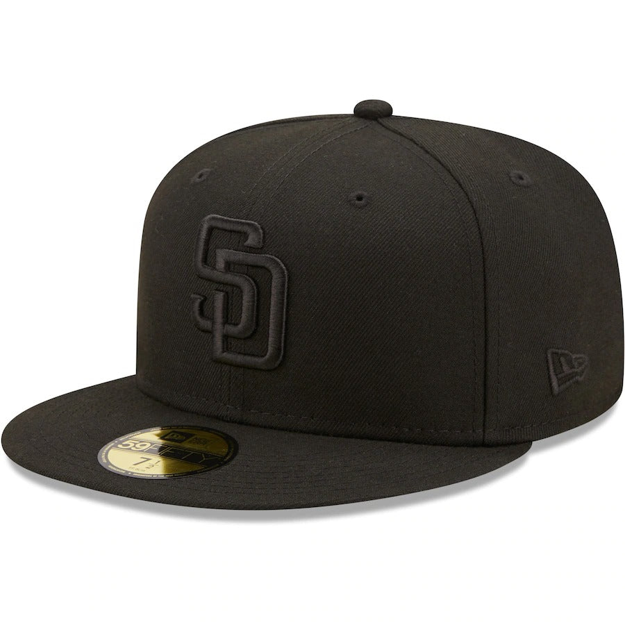 New Era San Diego Padres Black San Diego Stadium Splatter 59FIFTY Fitted Hat