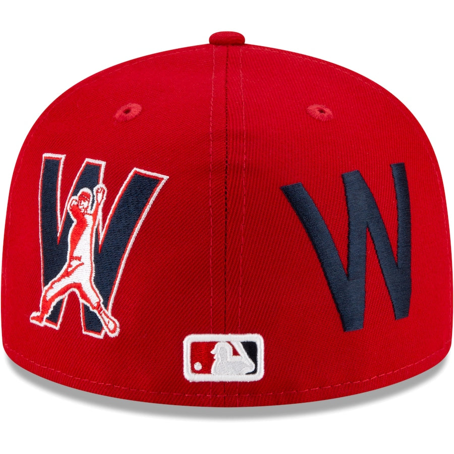 New Era Washington Nationals Red Patch Pride 59FIFTY Fitted Hat