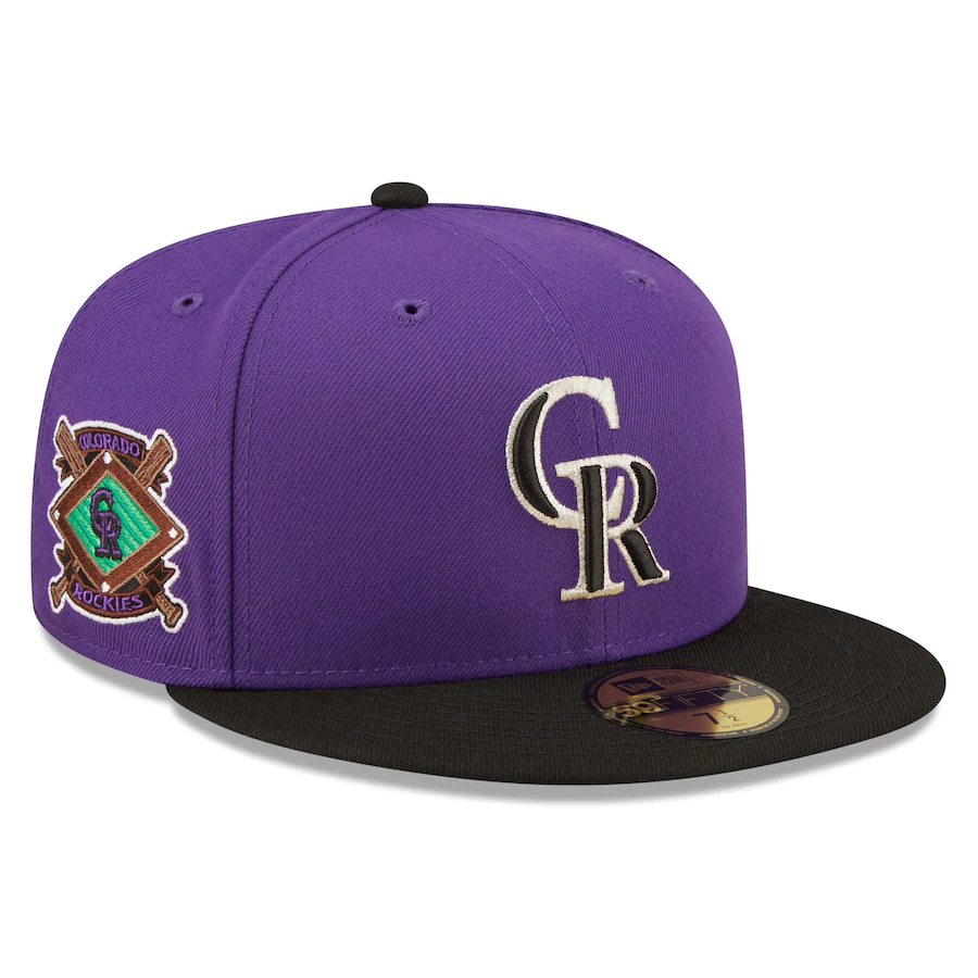New Era Colorado Rockies Purple Team AKA 59FIFTY Fitted Hat