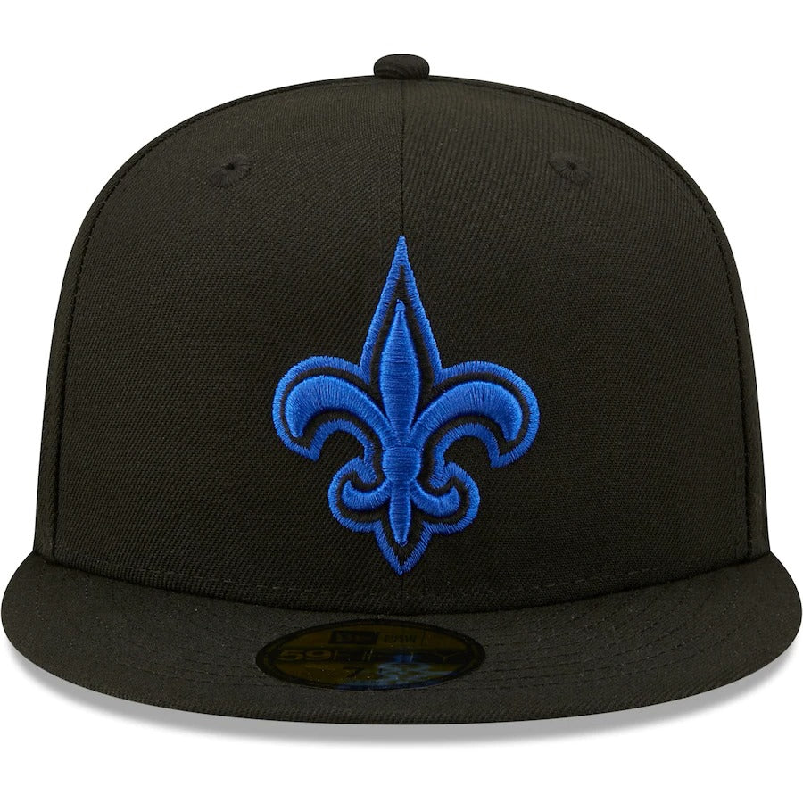 New Era New Orleans Saints Black Royal Undervisor 1988 NFL Pro Bowl 59FIFTY Fitted Hat