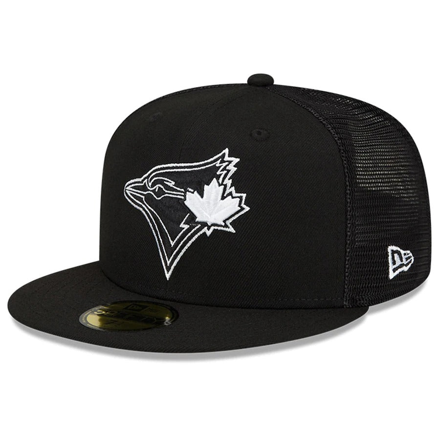New Era Toronto Blue Jays Black 2022 Batting Practice 59FIFTY Fitted Hat