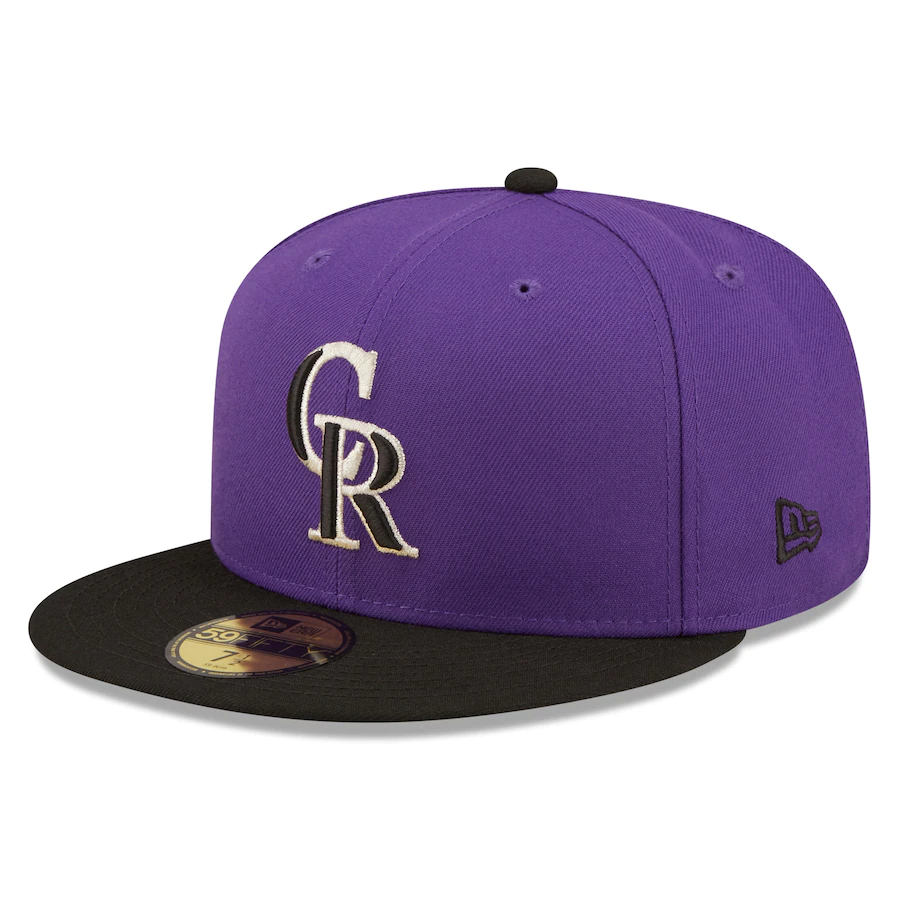 New Era Colorado Rockies Purple Team AKA 59FIFTY Fitted Hat