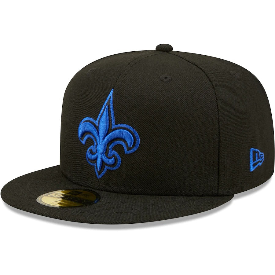 New Era New Orleans Saints Black Royal Undervisor 1988 NFL Pro Bowl 59FIFTY Fitted Hat