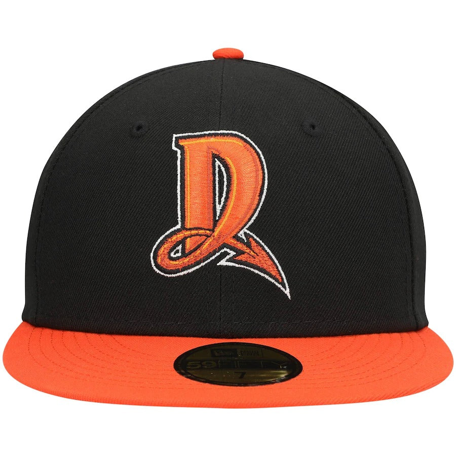 New Era Dayton Dragons Black Authentic Collection Team Alternate 59FIFTY Fitted Hat