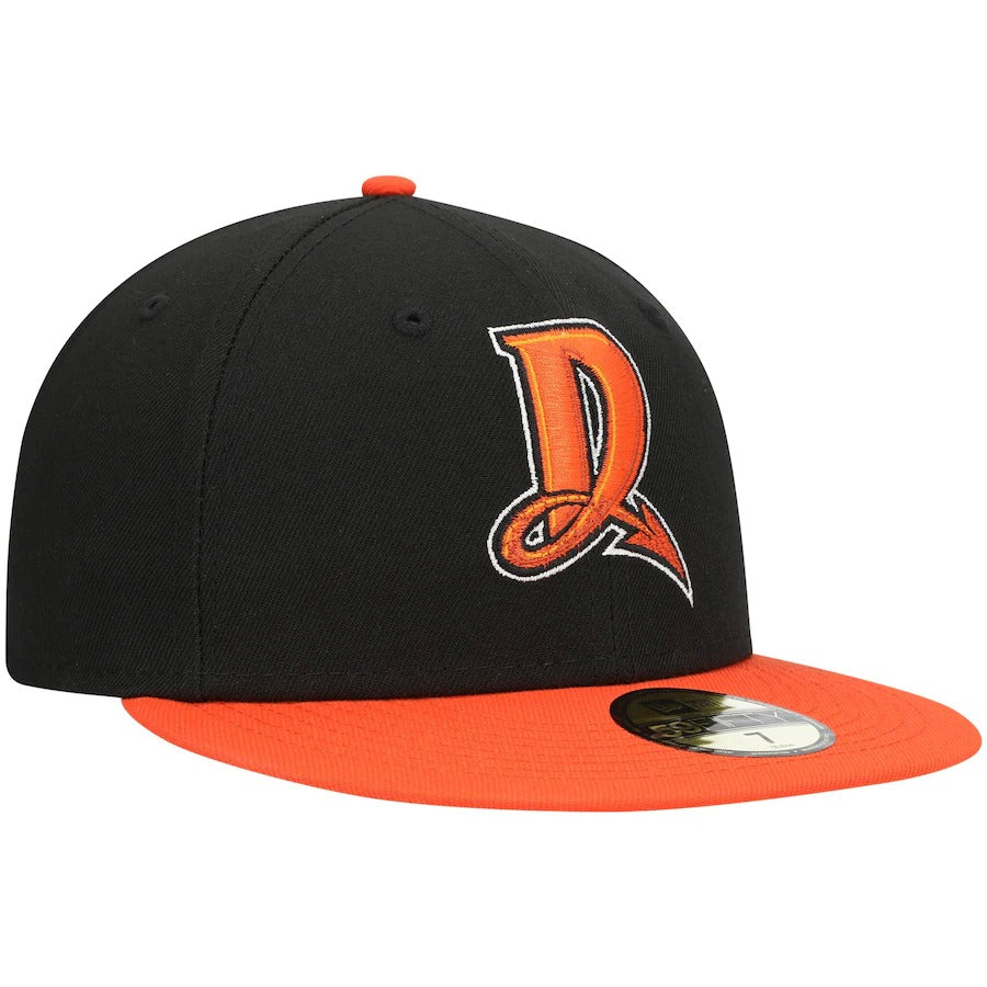 New Era Dayton Dragons Black Authentic Collection Team Alternate 59FIFTY Fitted Hat