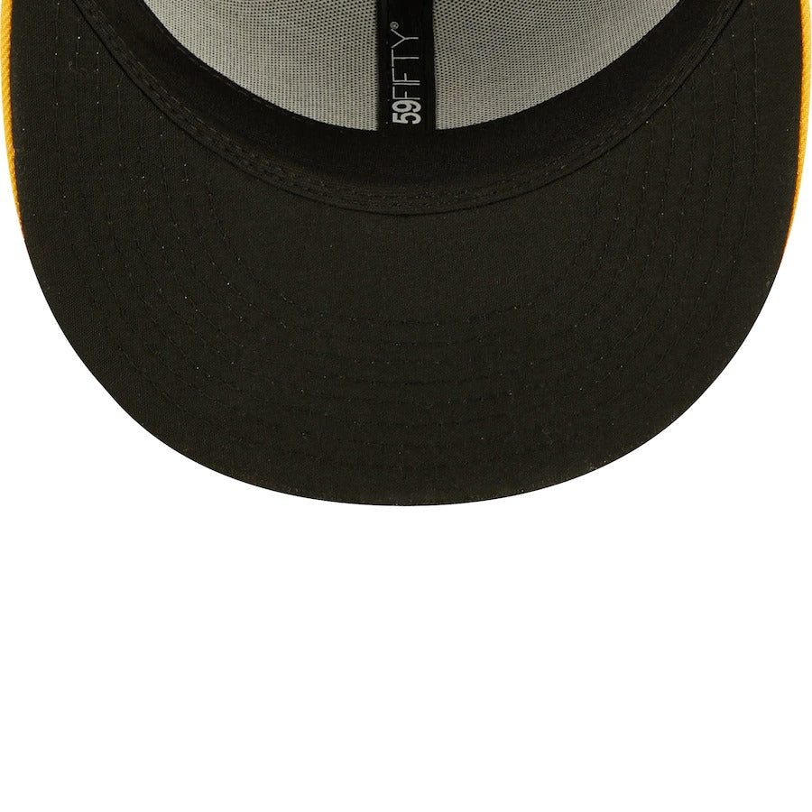 New Era Salt Lake Bees Black Alternate Logo 2 Authentic Collection 59FIFTY Fitted Hat