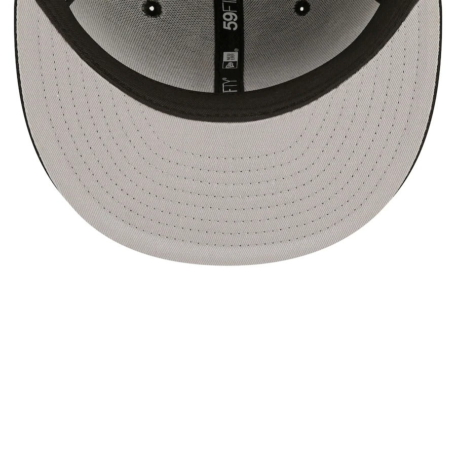 New Era Miami Heat Black Splatter 59FIFTY Fitted Hat