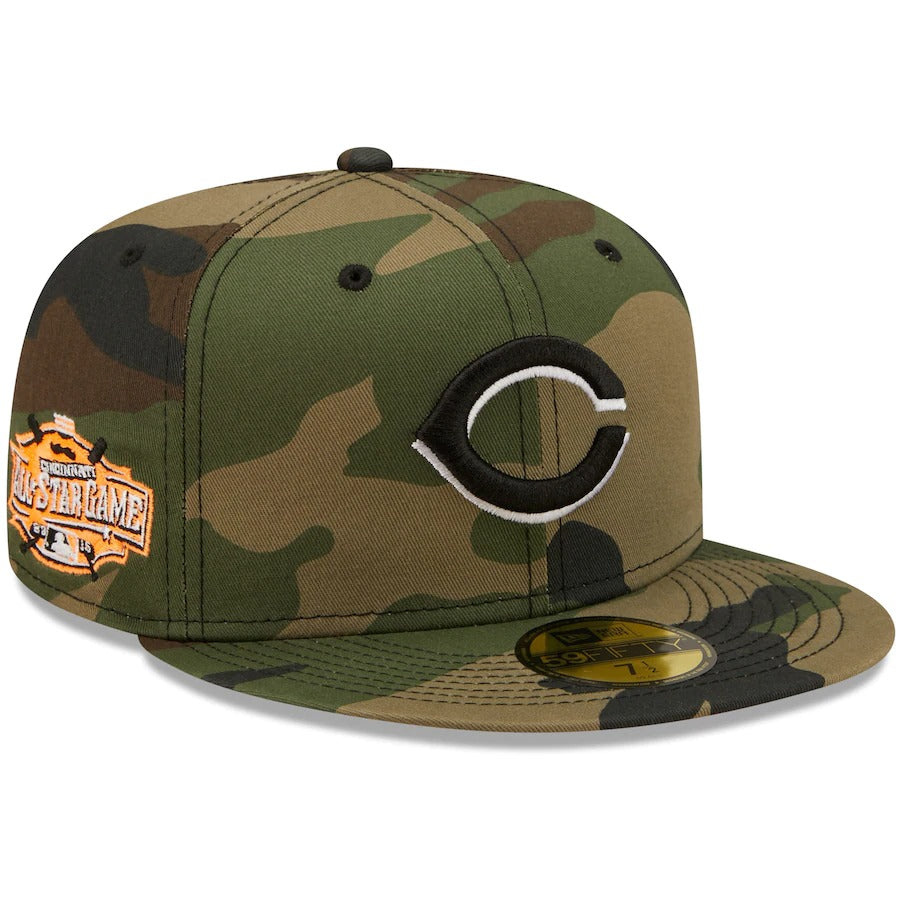 New Era Cincinnati Reds Camo 2015 MLB All-Star Game Flame Undervisor 59FIFTY Fitted Hat