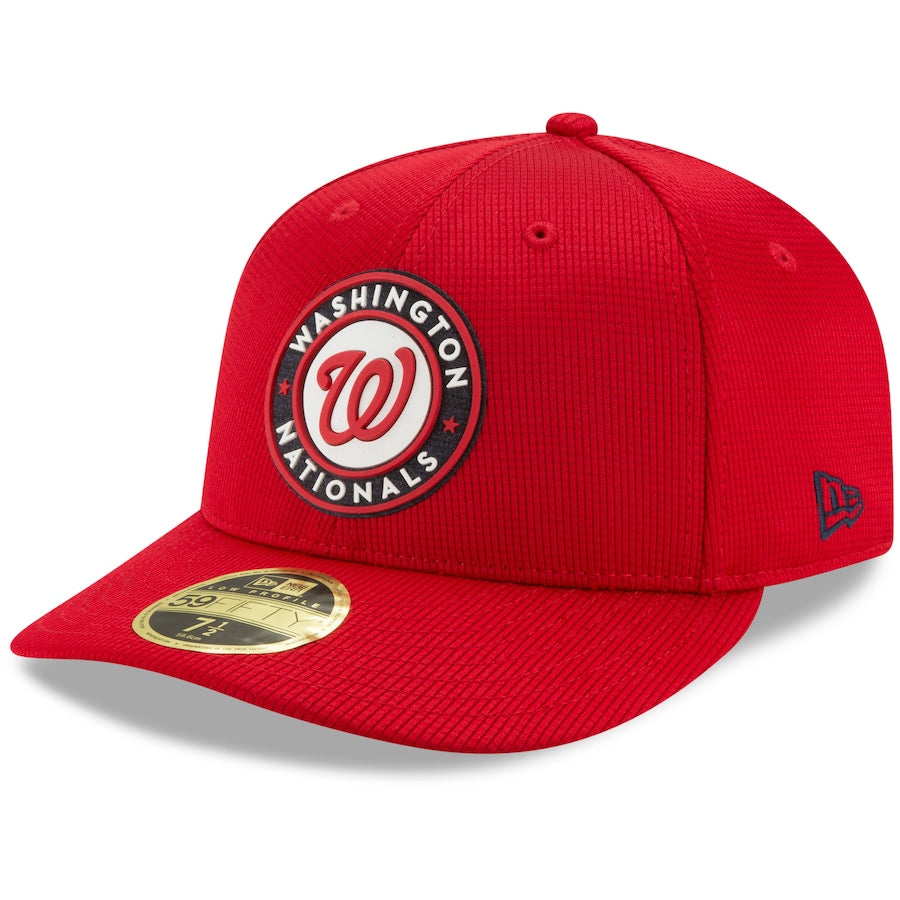 New Era Red Washington Nationals 2021 Clubhouse Low Profile 59FIFTY Fitted Hat