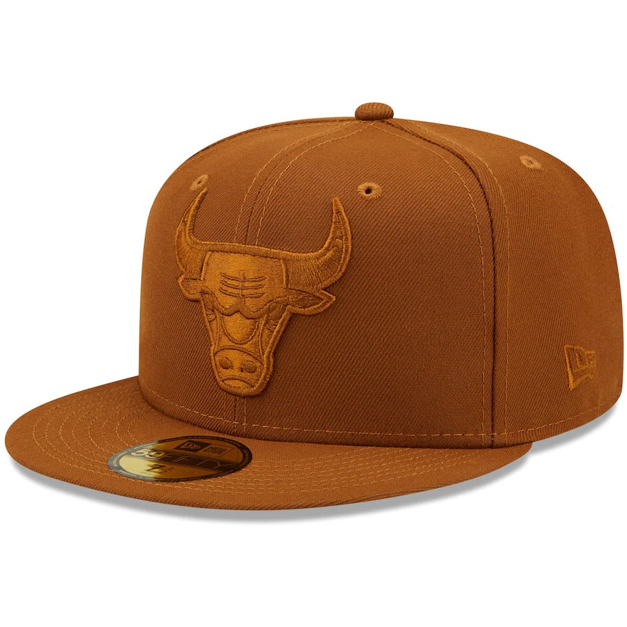 New Era Chicago Bulls Brown Color Pack 59FIFTY Fitted Hat