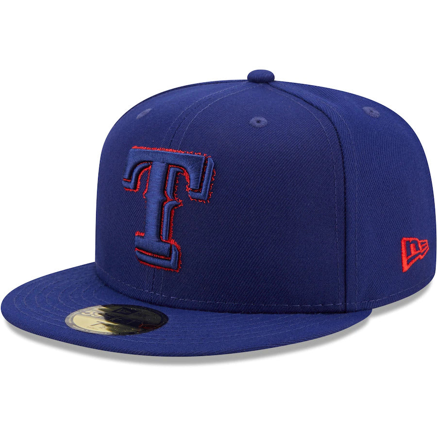 New Era Royal Texas Rangers Scored 59FIFTY Fitted Hat