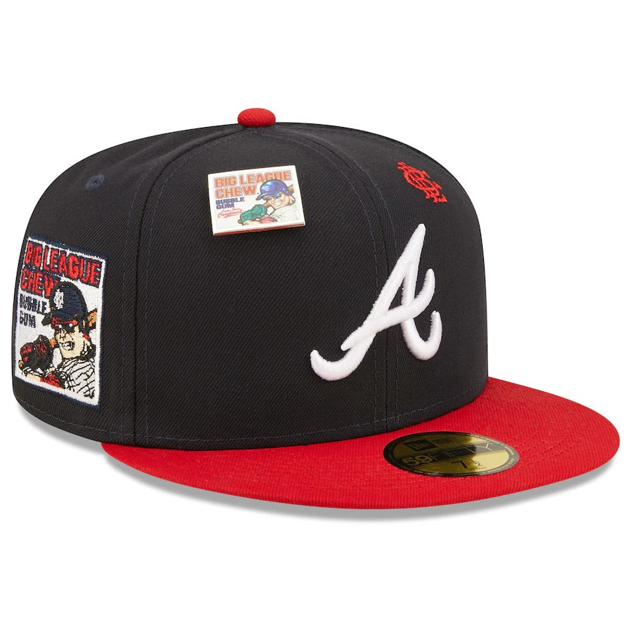 New Era MLB x Big League Chew Atlanta Braves Navy/Red 59FIFTY Fitted Hat