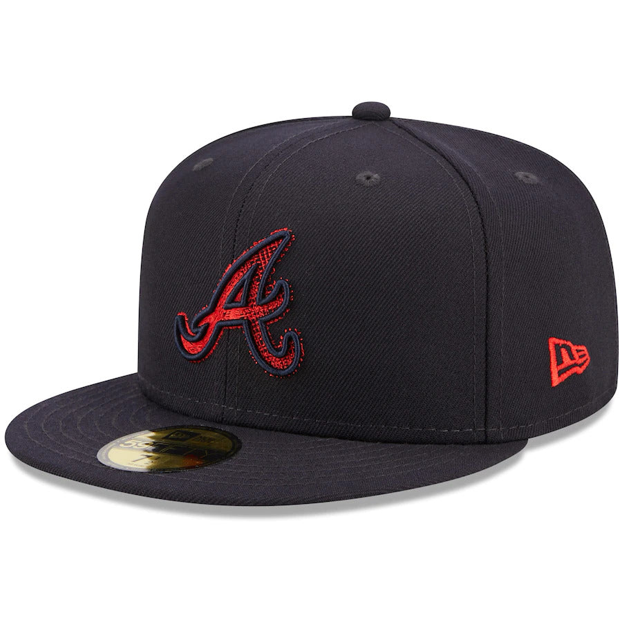 New Era Atlanta Braves Navy Scored 59FIFTY Fitted Hat