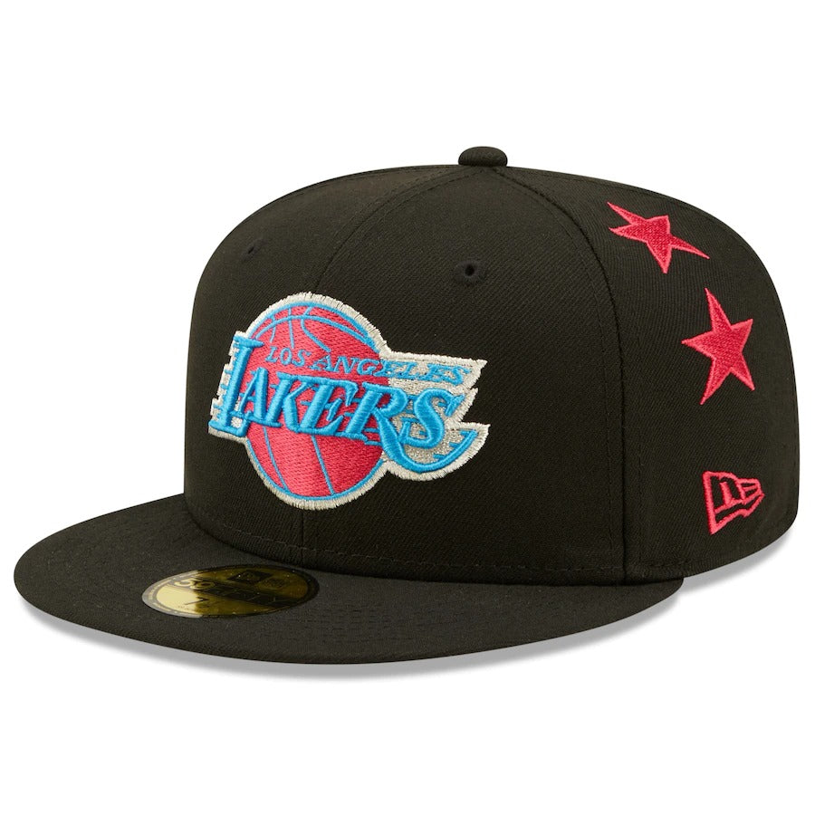 New Era Los Angeles Lakers Black 2022 NBA All-Star Game Starry 59FIFTY Fitted Hat