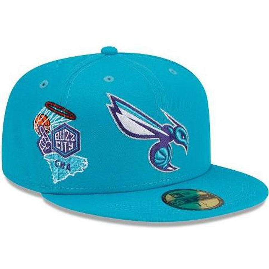 New Era Charlotte Hornets Fan Out 59fifty Fitted Hat