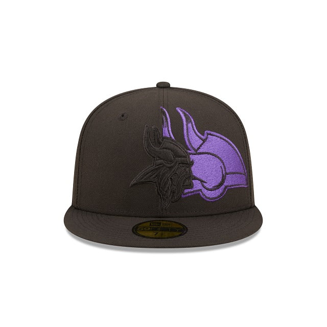New Era Minnesota Vikings Logo Feature 2022 59FIFTY  Fitted Hat