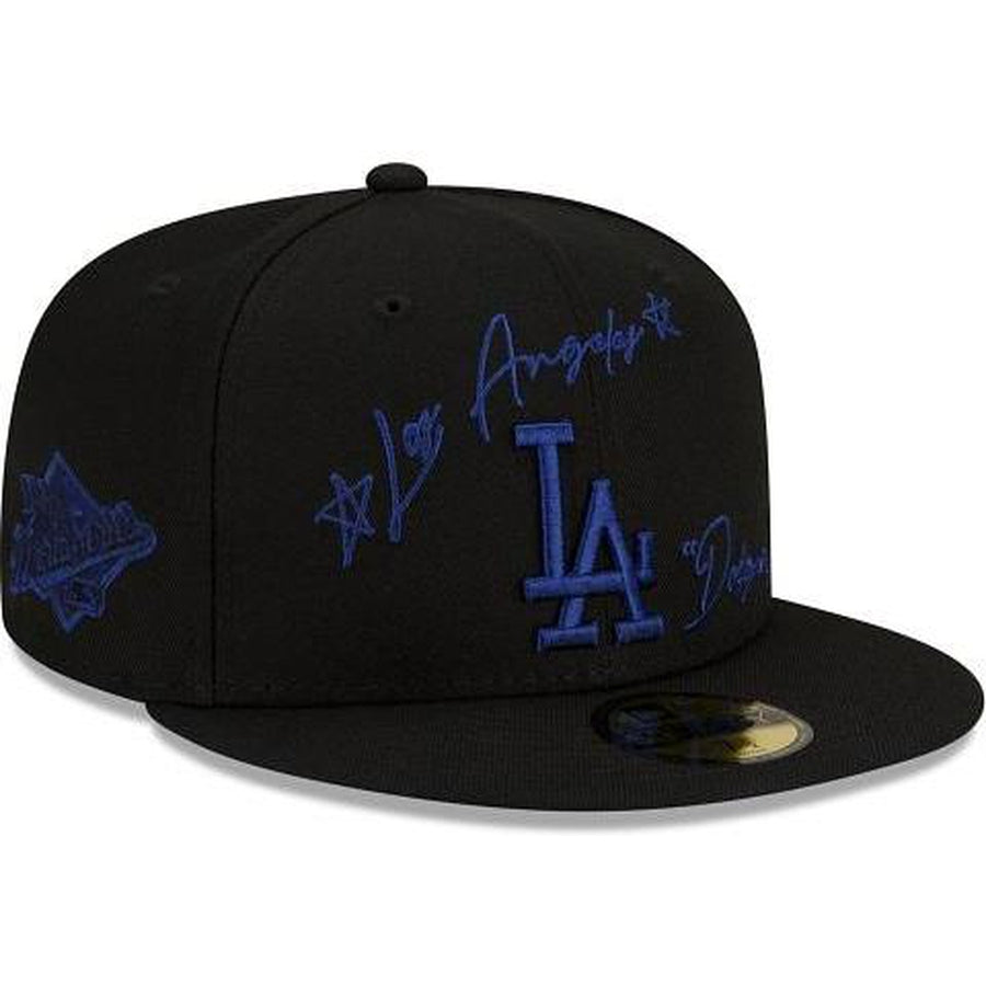 New Era Los Angeles Dodgers Cursive 59fifty Fitted Hat