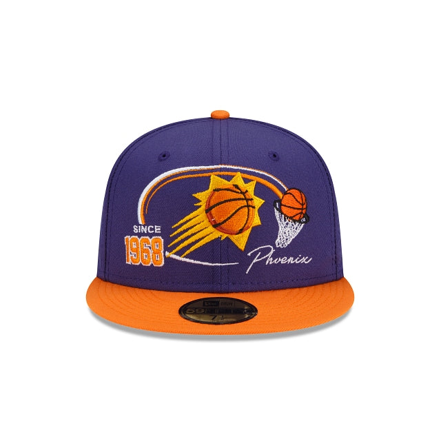 New Era Phoenix Suns Two-Tone Hoops 59fifty Fitted Hat