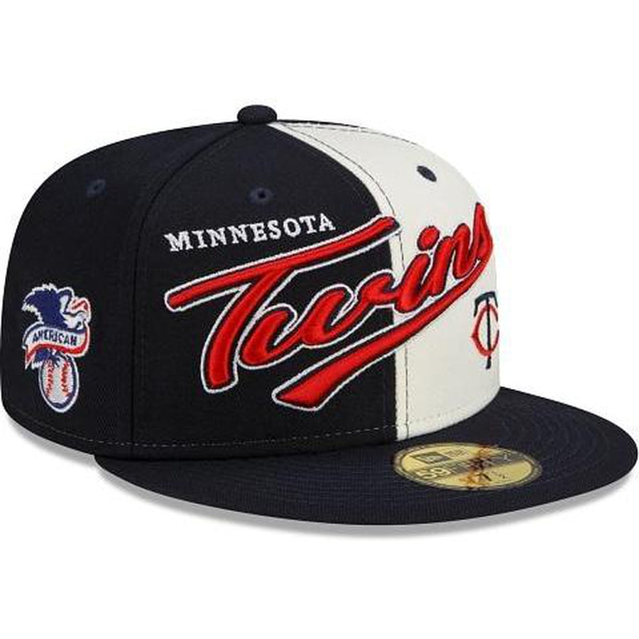 New Era Minnesota Twins Split Front 59fifty Fitted Hat