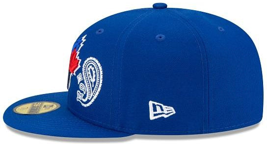New Era Toronto Blue Jays Patchwork Undervisor 59fifty Fitted Hat