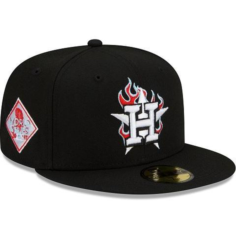 New Era Houston Astros Team Fire 59fifty Fitted Hat