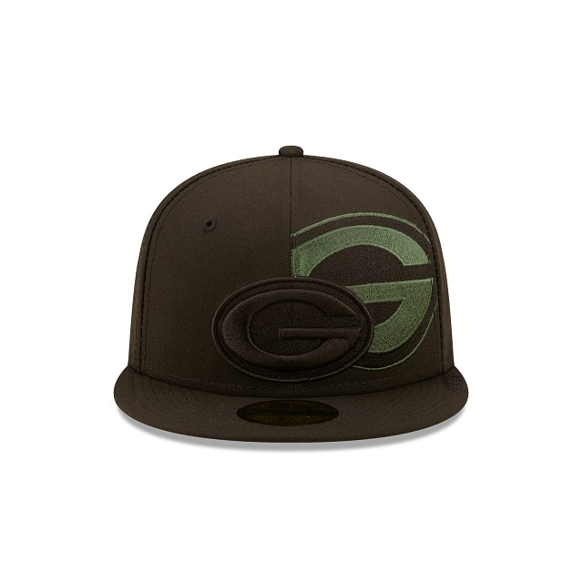 New Era Green Bay Packers Logo Feature 2022 59FIFTY  Fitted Hat