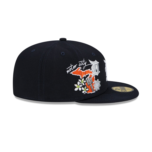 New Era Detroit Tigers City Cluster 2022 59FIFTY Fitted Hat