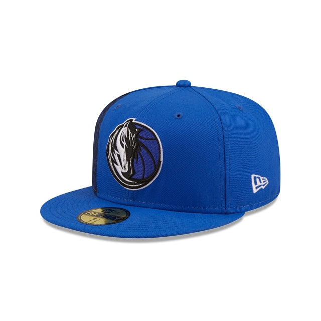 New Era Dallas Mavericks Side City Doodle 2022 59fifty Fitted Hat