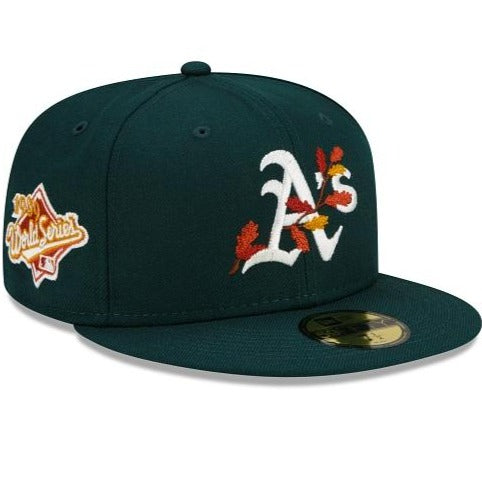 New Era Oakland Athletics Leafy Front 59Fifty Fitted Hat