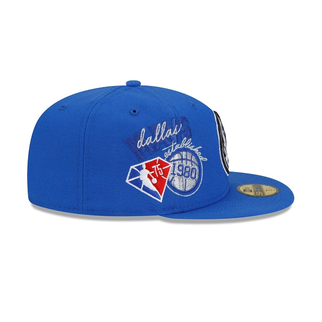 New Era Dallas Mavericks Back Half 2022 59FIFTY Fitted Hat