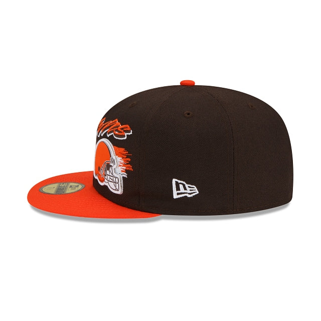 New Era Cleveland Browns Helmet 59fifty Fitted Hat