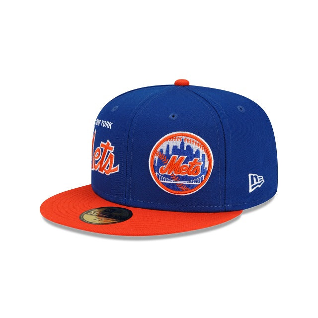 New Era New York Mets Double Logo 2022 59FIFTY Fitted Hat