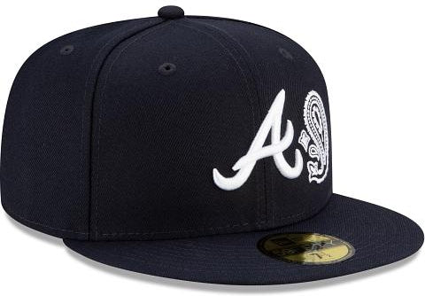 New Era 
						Atlanta Braves Patchwork Undervisor 59fifty Fitted Hat