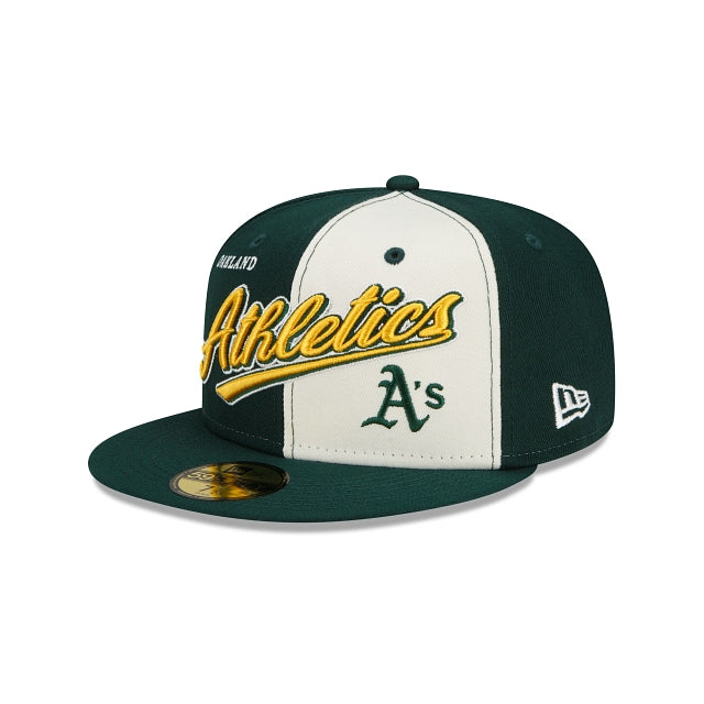 New Era Oakland Athletics Split Front 59fifty Fitted Hat
