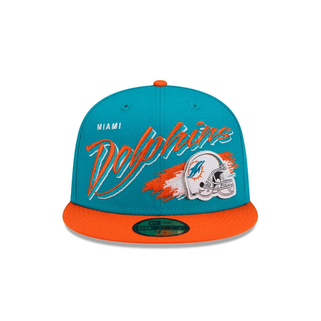 New Era Miami Dolphins Helmet 59fifty Fitted Hat