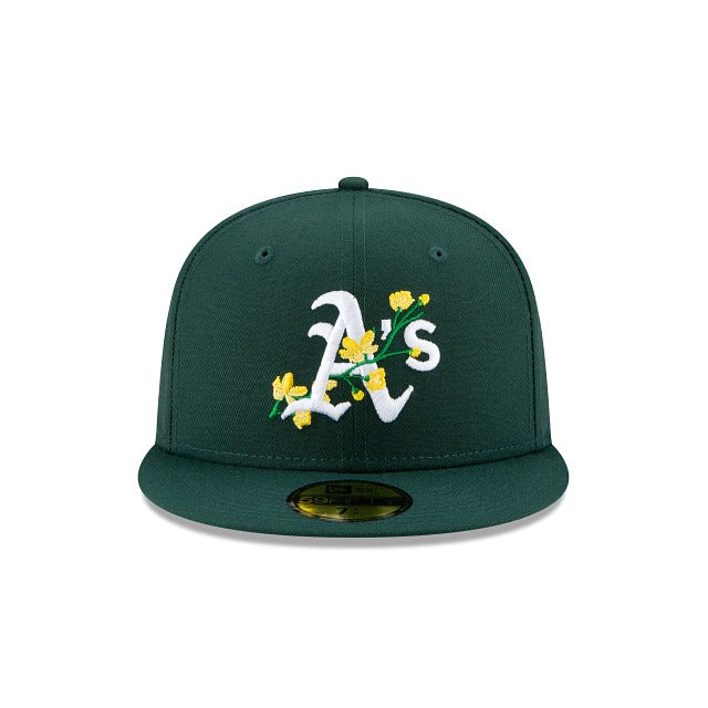 New Era Oakland Athletics Side Patch Bloom 59FIFTY Fitted Hat