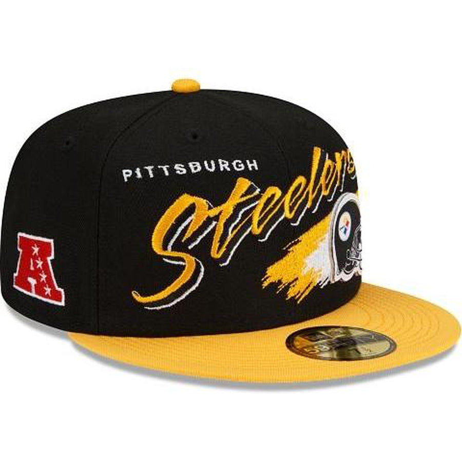 New Era Pittsburgh Steelers Helmet 59fifty Fitted Hat