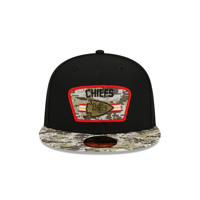 New Era Kansas City Chiefs Salute To Service 2021 59FIFTY Fitted Hat